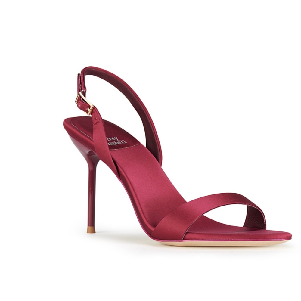 Jeffrey Campbell Burgundy Slingback Go-getter Heels
